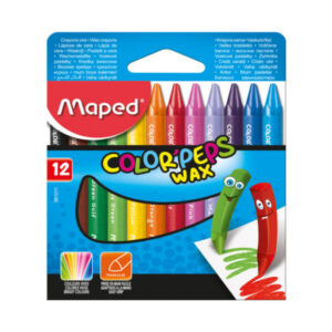 Maped Colour Peps Wax Crayon 12