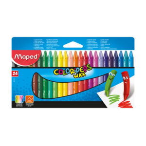 Maped Colour Peps Wax Crayon 24