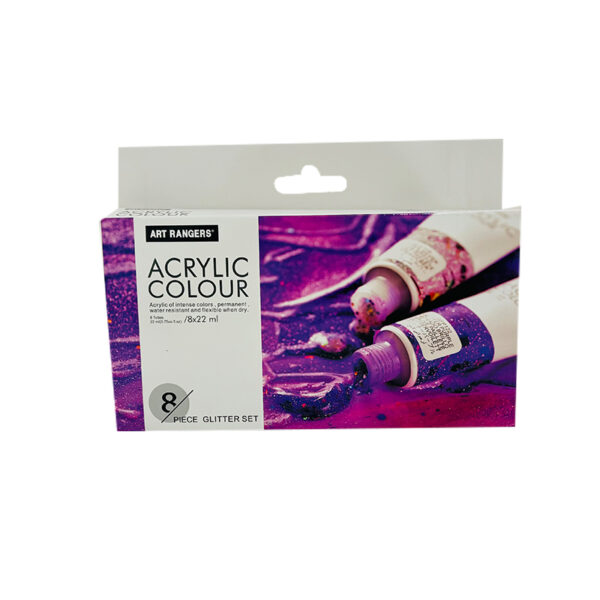 Art Rangers Glitter Colour Set 8x22ml