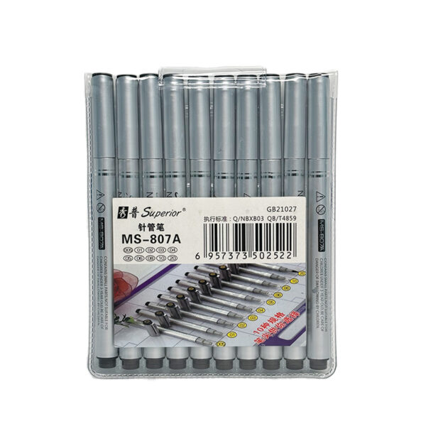 Superior Needle Drawing Pen Set 10 MS-807A