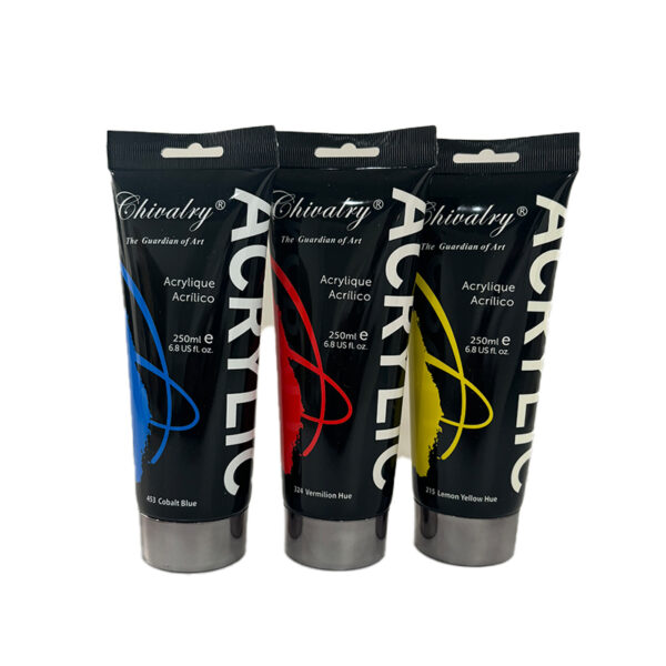 Chivarly Artist Acrylic Colour 6x250ml - Image 2