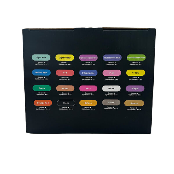 Art Rangers Air Brush Paint Set 20x30ml - Image 2