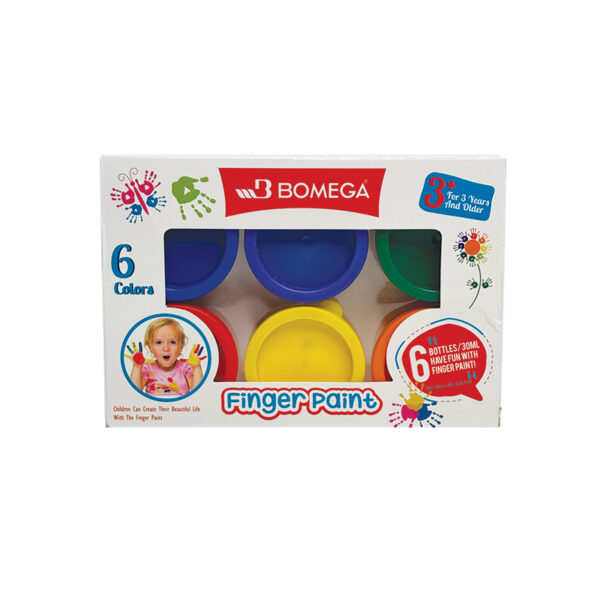 Bomega Finger Paint 6pcs 4004-2