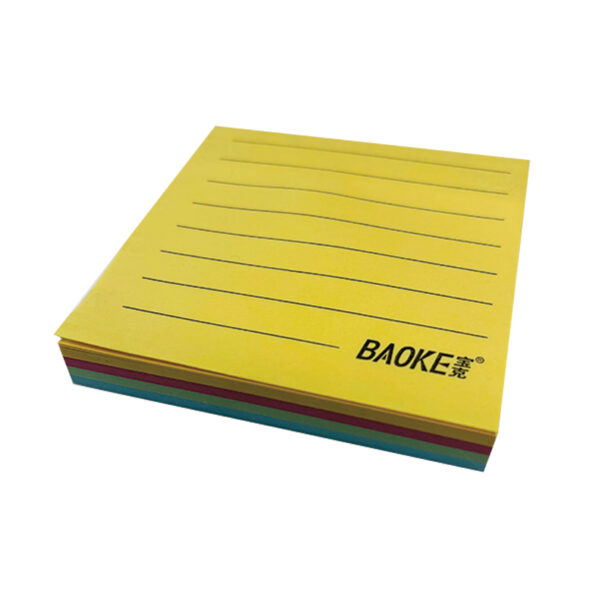 Baoke Ruled Sticky Note 3x3 - Image 3