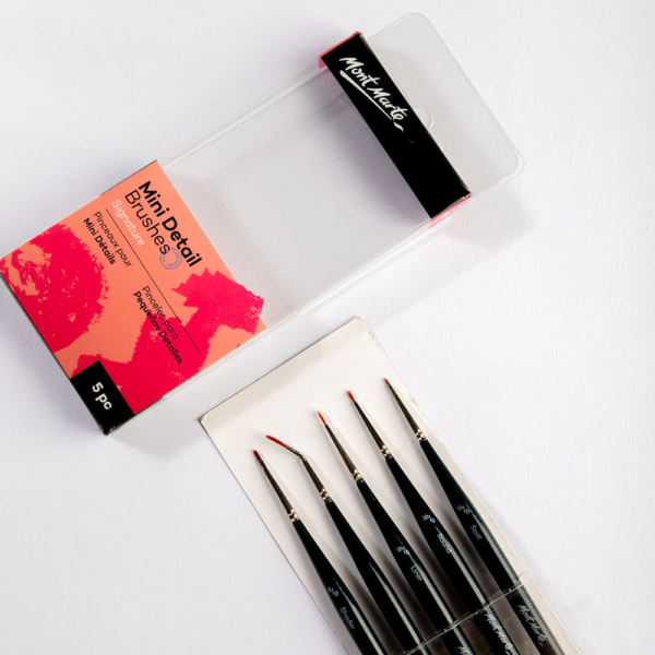 Mont Marte Detail & Liner Brush Set Mini 5pcs - Image 2