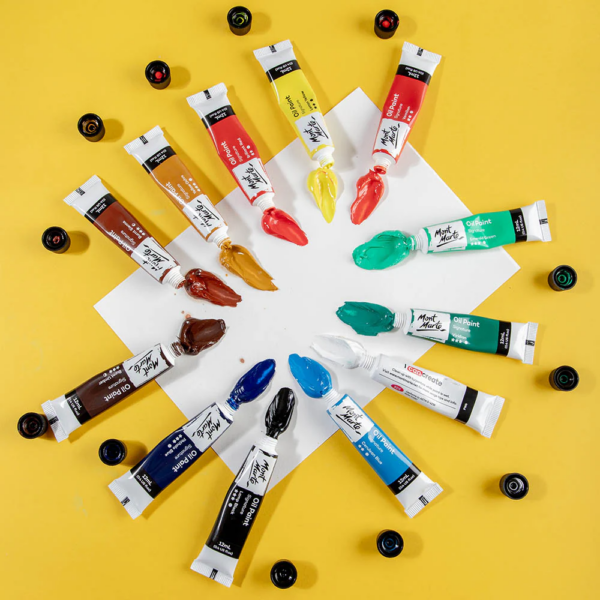 Mont Marte Signature Oil Paint Set 12x12ml - Image 4