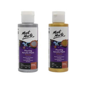 Mont Marte Pouring Acrylic Paint Metallic 120ml