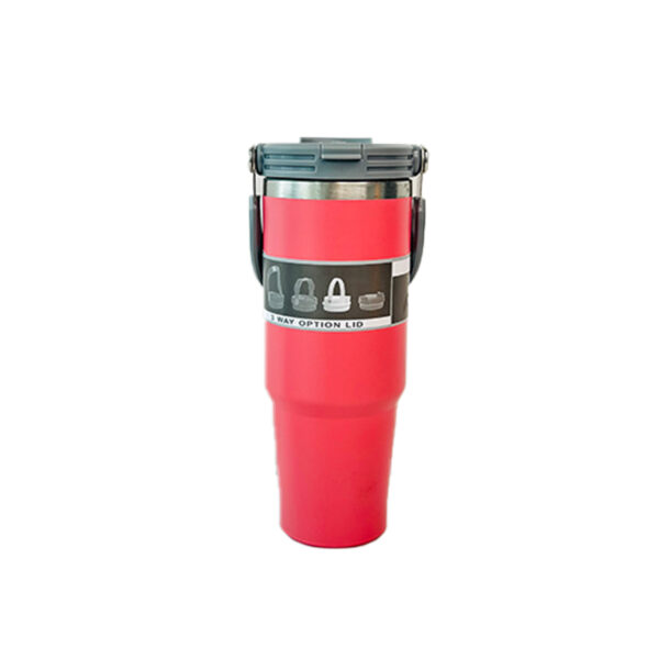 Coffee Mug with 3 Way Option Lid 900ml - Image 5
