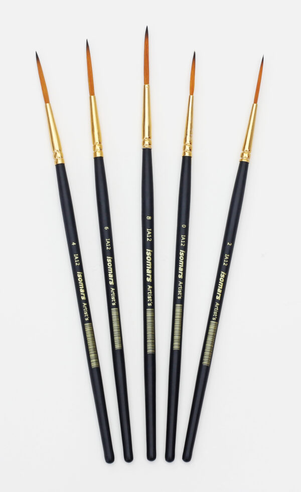 Isomars Mars Artist Brush Long Hair Set 5