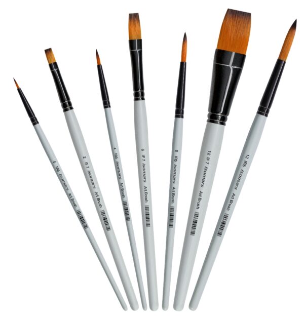 Isomars Round & Flat Brush Set 7