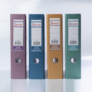 Aryans Lever Arch File A4 "3" Metallic