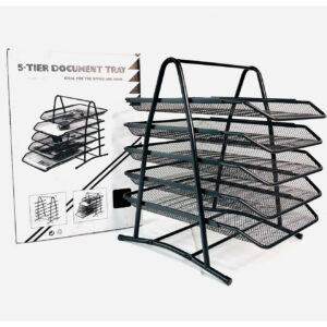 5 Tier Document Tray Wire Mesh