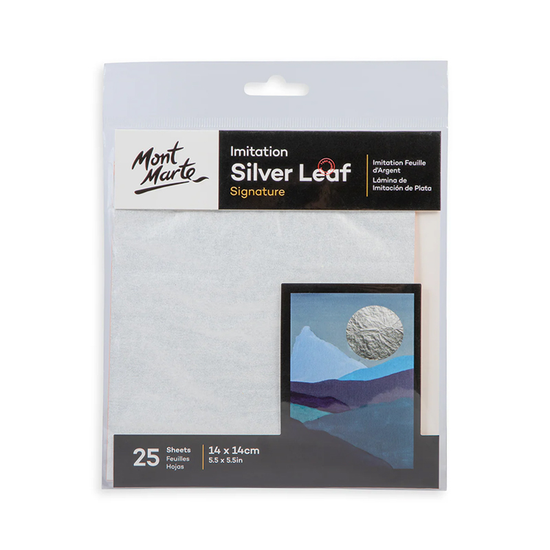Mont Marte Imitation Silver Leaf
