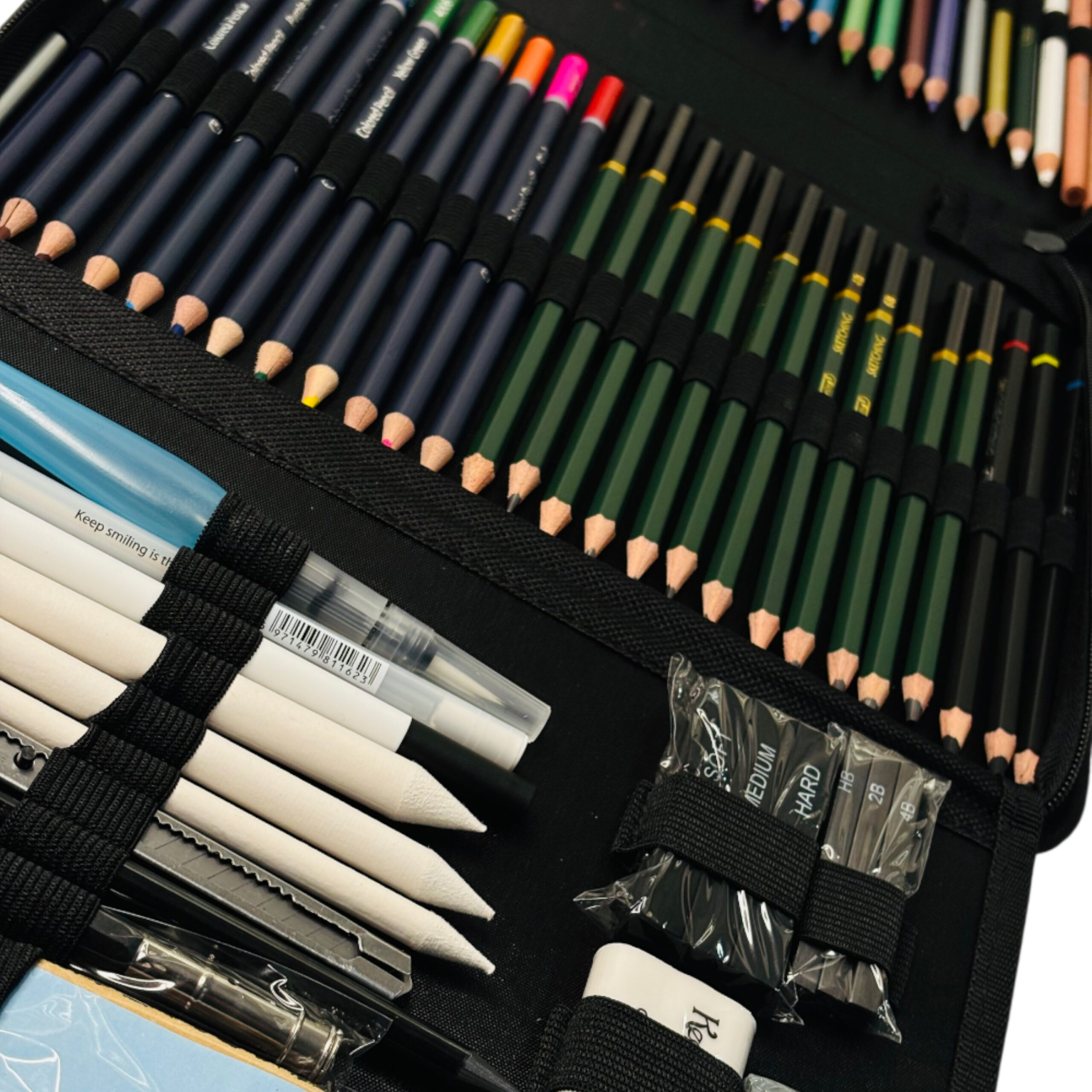 Keep Smiling Sketch Drawing 75 PCS